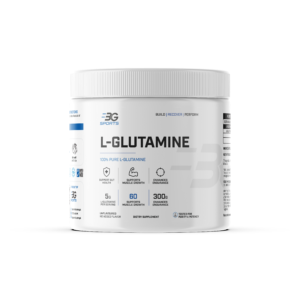 BG Sports 100% Pure L-Glutamine Powder (300g, 60 Servings) – Unflavoured
